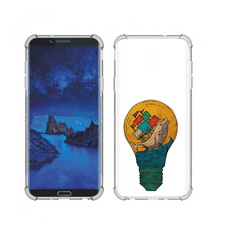 Чехол MyPads Tocco для Samsung Galaxy J7 (2018) кит в лампочке с парусами