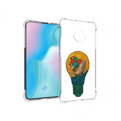 Чехол MyPads Tocco для Vivo S5 кит в лампочке с парусами (PT226962.406.387)