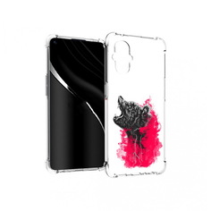 Чехол MyPads Tocco для OnePlus Nord N20 5G медведь в дымке (PT227047.135.463)