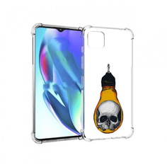 Чехол MyPads Tocco для Motorola Moto G50 череп в лампочке (PT227066.350.676)