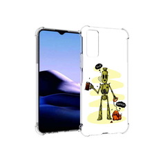 Чехол MyPads Tocco для Vivo Y20 прикольный робот (PT154038.379.557)