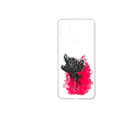 Чехол MyPads Tocco для ZTE Blade A51 медведь в дымке (PT160198.458.463)