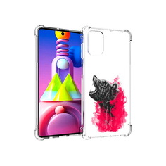 Чехол MyPads Tocco для Samsung Galaxy M51 медведь в дымке (PT156838.490.463)