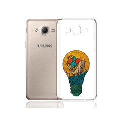 Чехол MyPads Tocco для Samsung Galaxy A7 (2015) кит в лампочке с парусами