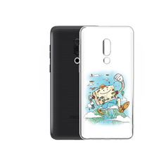 Чехол MyPads Tocco для Meizu M15 Plus Счастливый чемодан
