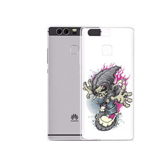 Чехол MyPads Tocco для Huawei P9 Plus нарисованный скелет на скейт борде (PT31455.54.512)