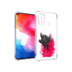 Чехол MyPads Tocco для Vivo Y50 медведь в дымке (PT226982.418.463)