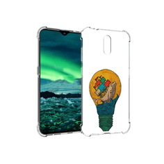 Чехол MyPads Tocco для Nokia 2.3 кит в лампочке с парусами (PT142254.97.387)