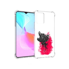 Чехол MyPads Tocco для Vivo Y33s медведь в дымке (PT226981.417.463)