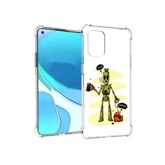 Чехол MyPads Tocco для OnePlus 8T прикольный робот (PT155529.137.557)