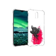 Чехол MyPads Tocco для Nokia 2.3 медведь в дымке (PT142254.97.463)