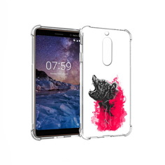 Чехол MyPads Tocco для Nokia 7 медведь в дымке (PT95887.123.463)