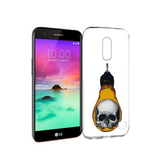 Чехол MyPads Tocco для LG K10 (2017) череп в лампочке (PT53386.73.676)
