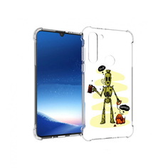 Чехол MyPads Tocco для Motorola Moto G8 Power прикольный робот (PT143076.340.557)