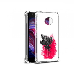 Чехол MyPads Tocco для Motorola Moto X4 медведь в дымке (PT96319.371.463)