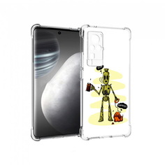 Чехол MyPads Tocco для Vivo X60 pro прикольный робот (PT226972.385.557)