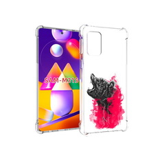 Чехол MyPads Tocco для Samsung Galaxy M31s медведь в дымке (PT152186.489.463)
