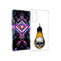 Чехол MyPads Tocco для Xiaomi Poco F3 GT череп в лампочке (PT172450.277.676)