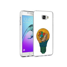 Чехол MyPads Tocco для Samsung Galaxy A9 Pro кит в лампочке с парусами (PT52968.556.387)