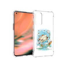 Чехол MyPads Tocco для OnePlus Nord 2 5G Счастливый чемодан (PT161451.125.166)