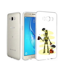 Чехол MyPads Tocco для Samsung Galaxy J7 прикольный робот