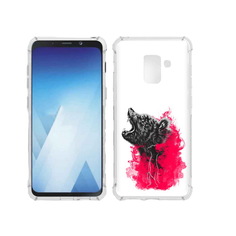 Чехол MyPads Tocco для Samsung Galaxy A5 (2018) медведь в дымке (PT95317.573.463)