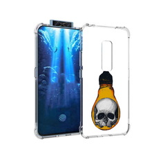 Чехол MyPads Tocco для Vivo V17 Pro череп в лампочке (PT226965.387.676)