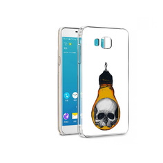 Чехол MyPads Tocco для Samsung Galaxy Alpha череп в лампочке (PT13063.503.676)