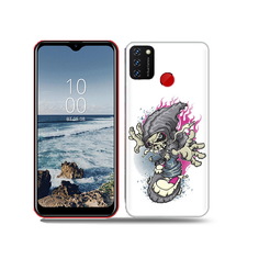 Чехол MyPads Tocco для BQ 6631G Surf нарисованный скелет на скейт борде