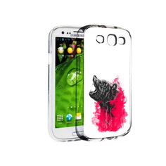 Чехол MyPads Tocco для Samsung Galaxy S3 медведь в дымке (PT123108.507.463)