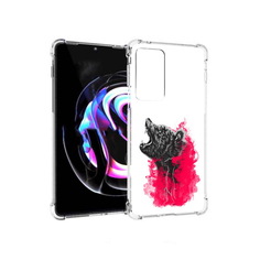 Чехол MyPads Tocco для Motorola Moto Edge 20 Pro медведь в дымке (PT227063.364.463)
