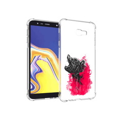 Чехол MyPads Tocco для Samsung Galaxy J4+ (2018) медведь в дымке (PT118081.545.463)