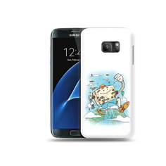 Чехол MyPads Tocco для Samsung Galaxy S7 Счастливый чемодан