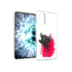Чехол MyPads Tocco для Vivo IQOO Neo 3 медведь в дымке (PT157205.400.463)