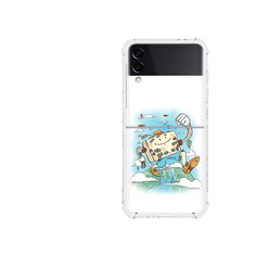 Чехол MyPads Tocco для Samsung Galaxy Z Flip 3 Счастливый чемодан (PT226934.584.166)