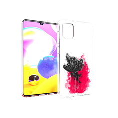 Чехол MyPads Tocco для Samsung Galaxy A31 медведь в дымке (PT146911.482.463)