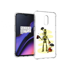 Чехол MyPads Tocco для OnePlus 7 прикольный робот (PT227043.140.557)