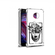 Чехол MyPads Tocco для Motorola Moto X4 черно белая ваза в абстракции (PT96319.371.678)