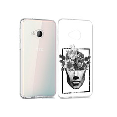 Чехол MyPads Tocco для HTC U Play черно белая ваза в абстракции