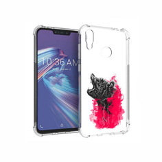 Чехол MyPads Tocco для Asus ZenFone Max M2 (ZB633KL) медведь в дымке
