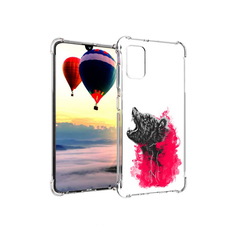 Чехол MyPads Tocco для Samsung Galaxy A41 медведь в дымке (PT147427.483.463)