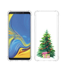 Чехол MyPads Tocco для Samsung Galaxy A9 Елка новогодняя с подарками акварель