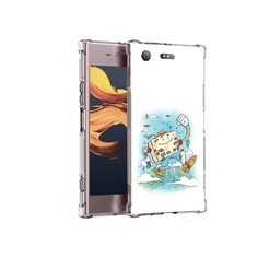Чехол MyPads Tocco для Sony Xperia XZ1 Compact Счастливый чемодан (PT91855.237.166)