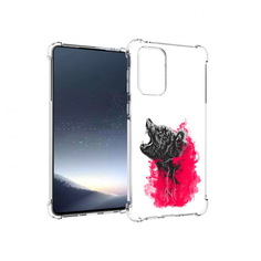 Чехол MyPads Tocco для Samsung Galaxy A73 медведь в дымке (PT226913.548.463)