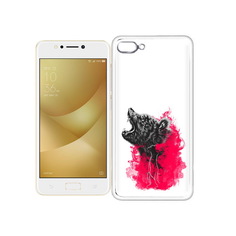Чехол MyPads Tocco для Asus ZenFone 4 Max медведь в дымке