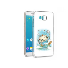 Чехол MyPads Tocco для Samsung Galaxy Alpha Счастливый чемодан (PT13063.503.166)
