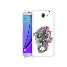 Чехол MyPads Tocco для Samsung Galaxy Note 2 нарисованный скелет на скейт борде