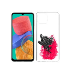 Чехол MyPads Tocco для Samsung Galaxy M33 медведь в дымке (PT227322.603.463)