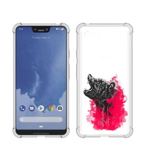 Чехол MyPads Tocco для Google Pixel 3 XL медведь в дымке