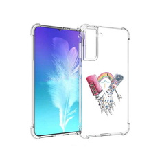 Чехол MyPads Tocco для Samsung Galaxy S21 абстракция руки в татуировках (PT157088.510.212)